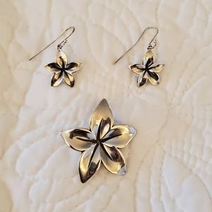James Avery earrings and pendant